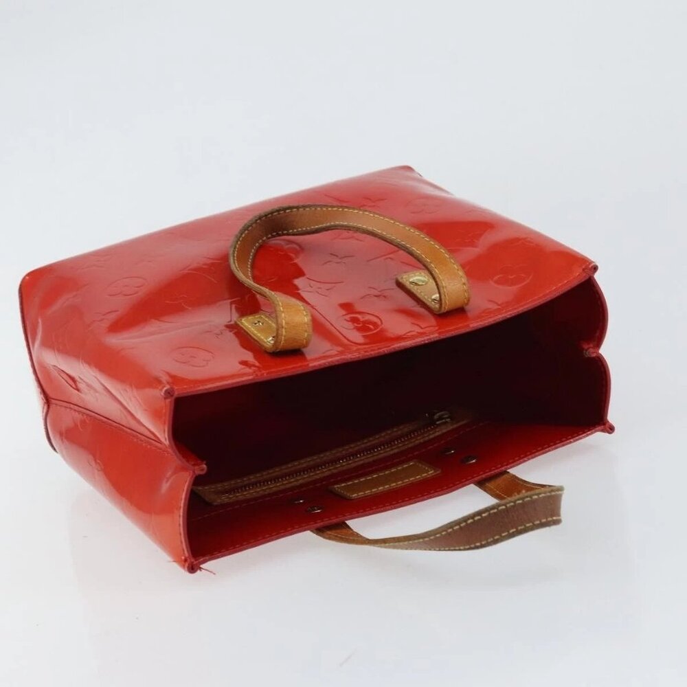 LOUIS VUITTON Monogram Vernis Reade PM Hand Bag Red Rouge M91088 LV Auth ep12416 - Picture 7 of 15